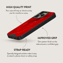 Wild Blaze - Red iPhone 16 Pro Max Case 10