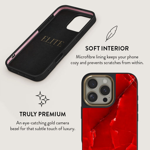 Wild Blaze - Red iPhone 16 Pro Max Case 11