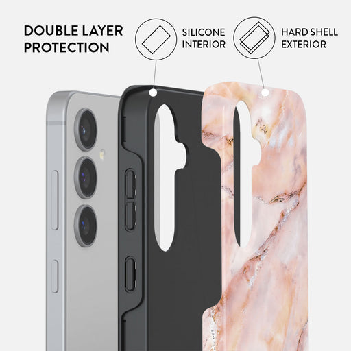 Morning Sunshine - Pastel Marble Samsung Galaxy S24 FE Case 2