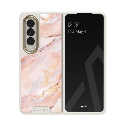 Morning Sunshine - Pastel Marble Samsung Galaxy Z Fold 4 Case