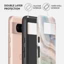 Pastel Hues - Colorful Marble Google Pixel 8 Case 2