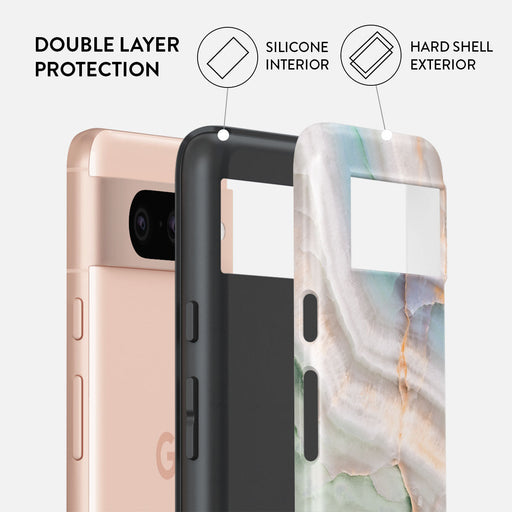 Pastel Hues - Colorful Marble Google Pixel 8 Case 2