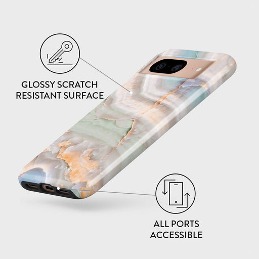 Pastel Hues - Colorful Marble Google Pixel 8 Case 3