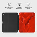 Wild Blaze - Red iPad Air 13 (7th/6th Gen) Case 3