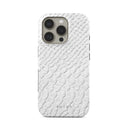 Glacial Desert - White Snakeskin iPhone 16 Pro Max Case 1