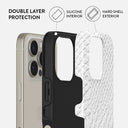 Glacial Desert - White Snakeskin iPhone 16 Pro Max Case 2