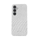 Glacial Desert - White Snakeskin Samsung Galaxy S24 FE Case 1