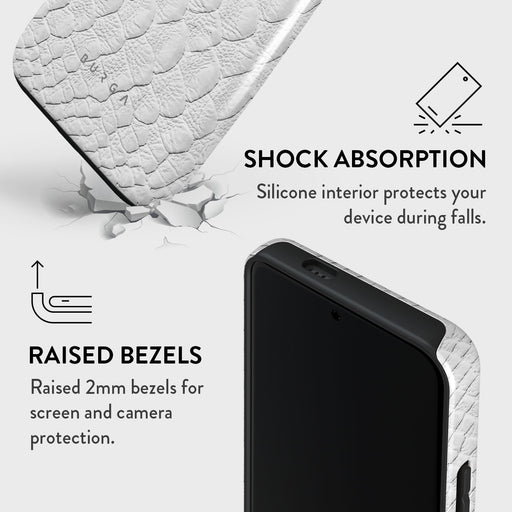 Glacial Desert - White Snakeskin Xiaomi 14 Case 4