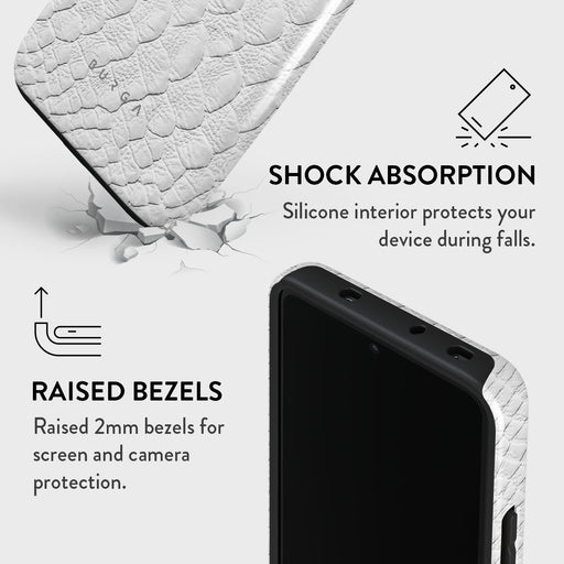 Glacial Desert - White Snakeskin Xiaomi 13T Pro Case 4