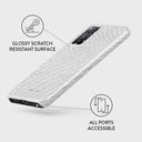 Glacial Desert - White Snakeskin Xiaomi Redmi Note 11 Pro Case 3