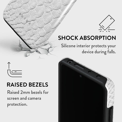Glacial Desert - White Snakeskin Xiaomi Redmi Note 11 Pro Case 4