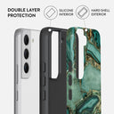 Ubud Jungle - Turquoise Samsung Galaxy S22 Plus Case 6