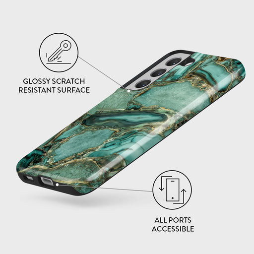 Ubud Jungle - Turquoise Samsung Galaxy S22 Plus Case 7