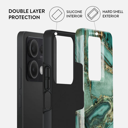 Ubud Jungle - Turquoise Xiaomi Redmi Note 13 5G Case 2