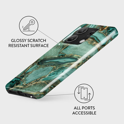 Ubud Jungle - Turquoise Xiaomi Redmi Note 13 5G Case 3