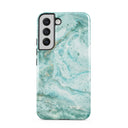 Uluwatu Waves - Teal Samsung Galaxy S22 Case 5