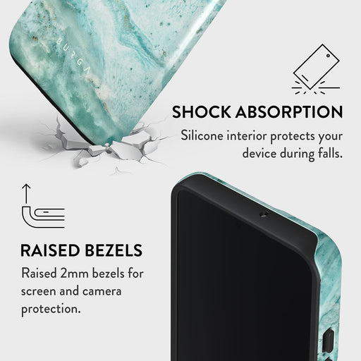 Uluwatu Waves - Teal Samsung Galaxy S22 Case 8