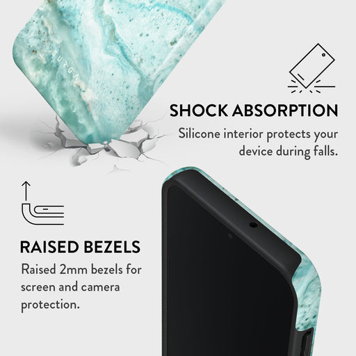 Uluwatu Waves - Teal Samsung Galaxy A15 4G / 5G Case 4