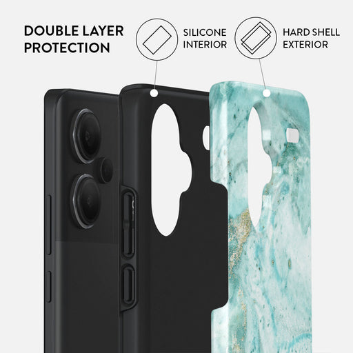 Uluwatu Waves - Teal Xiaomi Redmi Note 13 Pro+ 5G Case 2
