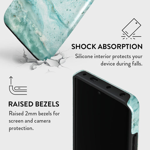 Uluwatu Waves - Teal Xiaomi Redmi Note 13 Pro+ 5G Case 4