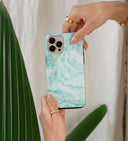 Uluwatu Waves - Teal Samsung Galaxy S24 FE Case 5