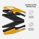 Canary Yellow - Snake Skin Samsung Galaxy Z Flip 3 Case 2