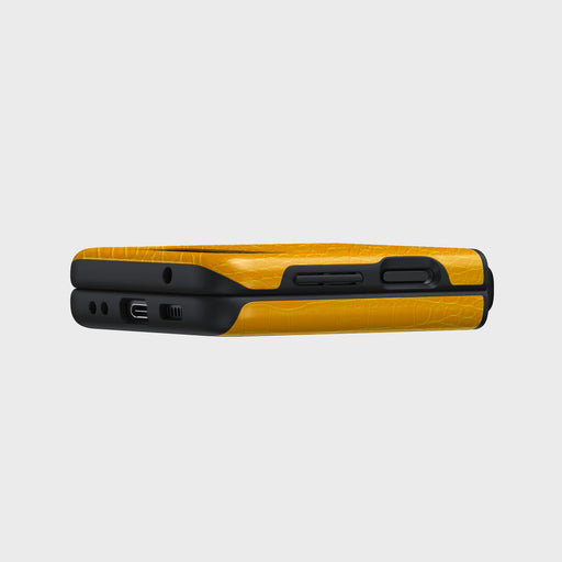 Canary Yellow - Snake Skin Samsung Galaxy Z Flip 3 Case 7
