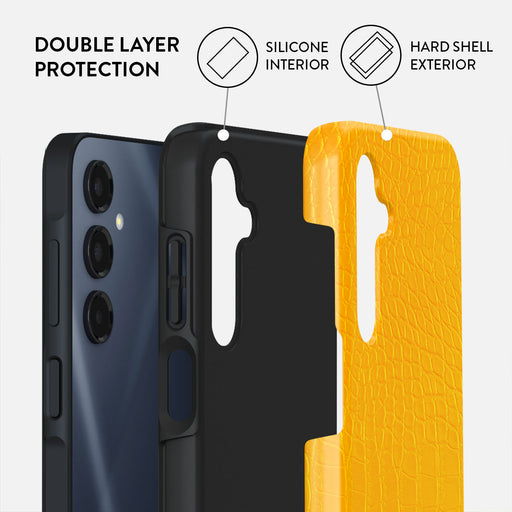 Canary Yellow - Snake Skin Samsung Galaxy A16 Case 2