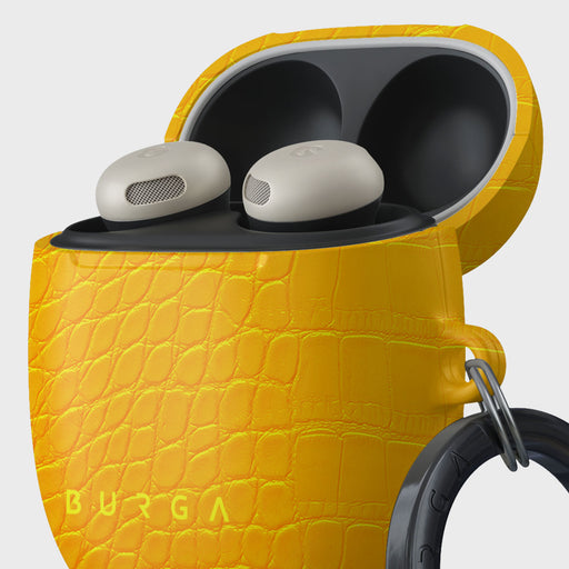 Canary Yellow - Snake Skin Google Pixel Buds Pro 2 Case 5