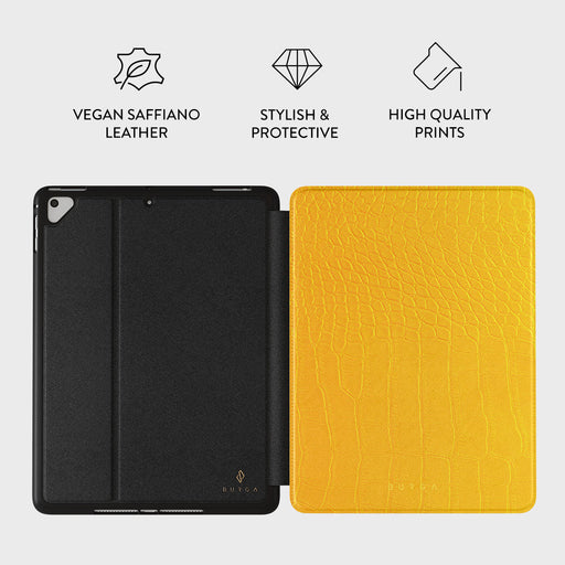 Canary Yellow - Snake Skin iPad 9.7 (6th/5th Gen) Case 2