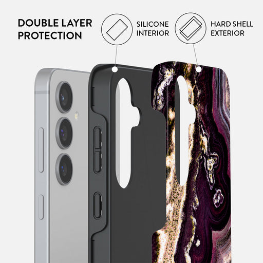 Purple Skies - Marble Samsung Galaxy S24 Plus Case 6