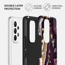 Purple Skies - Marble Samsung Galaxy A23 4G / 5G Case 2