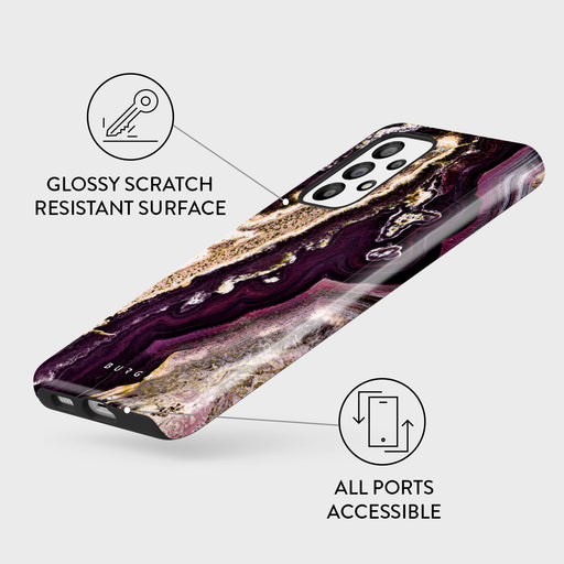 Purple Skies - Marble Samsung Galaxy A23 4G / 5G Case 3