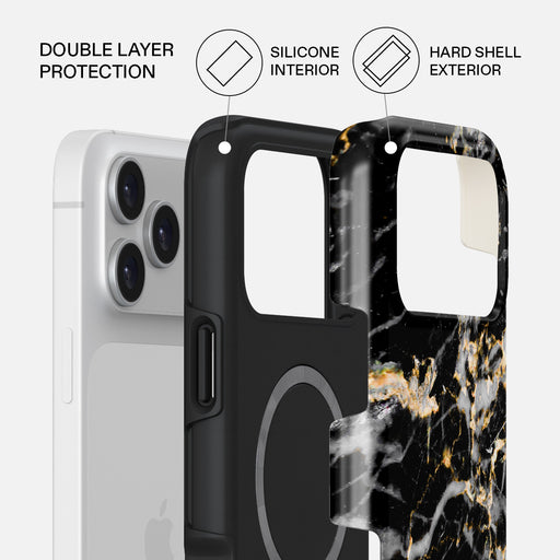 Make A Wish - Gold Marble iPhone 17 Pro Max Case