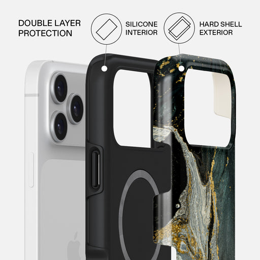 Northern Lights - Marble iPhone 17 Pro Max Case