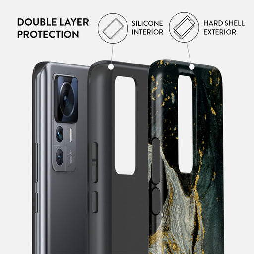 Northern Lights - Marble Xiaomi 12T Pro Case 2