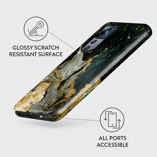 Northern Lights - Marble Xiaomi 12T Pro Case 3