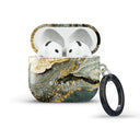 Northern Lights - Marble AirPods 4 Case 1