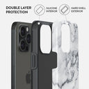 White Winter - Classy Marble iPhone 15 Pro Max Case 6