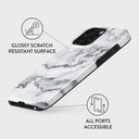 White Winter - Classy Marble iPhone 15 Pro Max Case 7