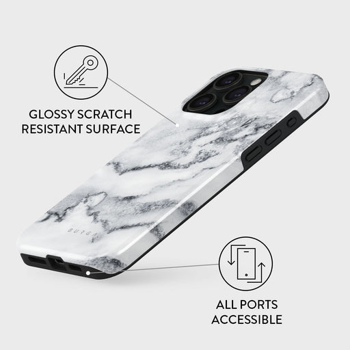 White Winter - Classy Marble iPhone 15 Pro Max Case 7