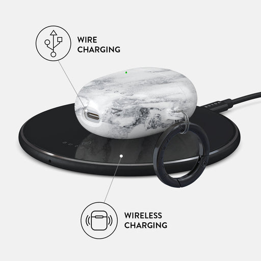 White Winter - Classy Marble Google Pixel Buds Pro 2 Case 3