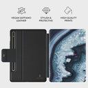 Frozen Lake - Gray Marble Samsung Galaxy Tab S9+ Case 2