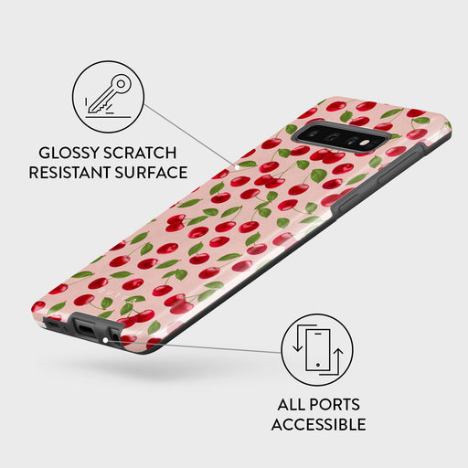 Afternoon Treat - Cherry Samsung Galaxy S10 Plus Case 7