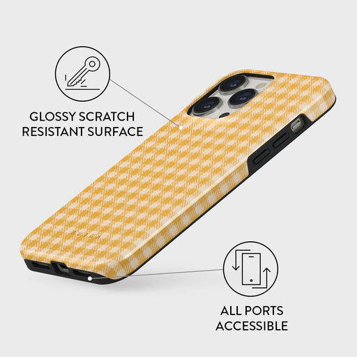 Tuscan Sun - Yellow Plaid iPhone 14 Pro Max Case 7