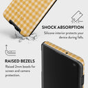 Tuscan Sun - Yellow Plaid Samsung Galaxy S10 Plus Case 8