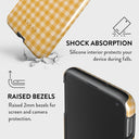 Tuscan Sun - Yellow Plaid Samsung Galaxy S10E Case 8