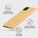 Tuscan Sun - Yellow Plaid Google Pixel 4 Case 3