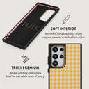 Tuscan Sun - Yellow Plaid Samsung Galaxy S23 Ultra Case 12