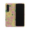 Amalfi Coast - Colorful Floral Samsung Galaxy Z Fold 3 Case 1